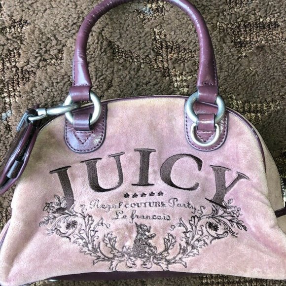 Juicy Couture Handbags - 💟 Y2K Juicy Couture Purple Velour Bag 💟